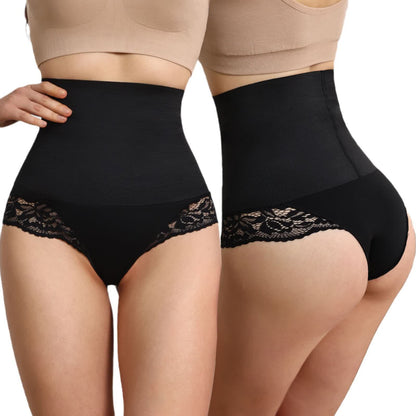 Mid Waisted Tummy Shaping Lace Panty