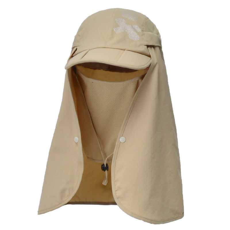 Multi-functional Outdoor Waterproof Baseball Cap - Khaki - One Size - image 11