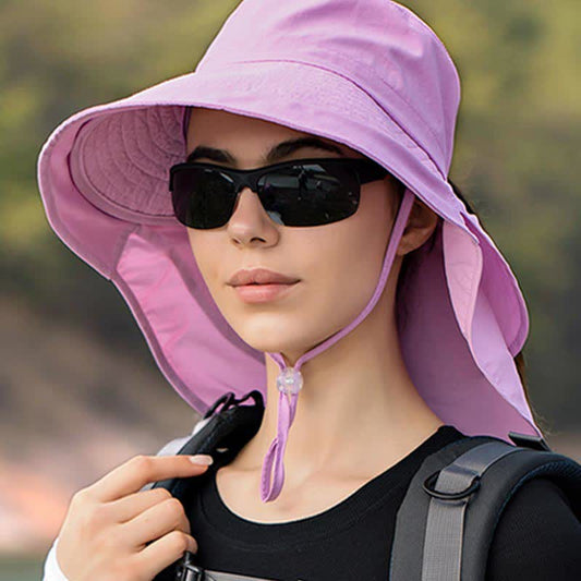 Outdoor Hiking Wide-Brim Bucket Hat - image 0