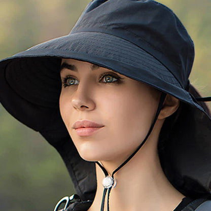 Outdoor Hiking Wide-Brim Bucket Hat