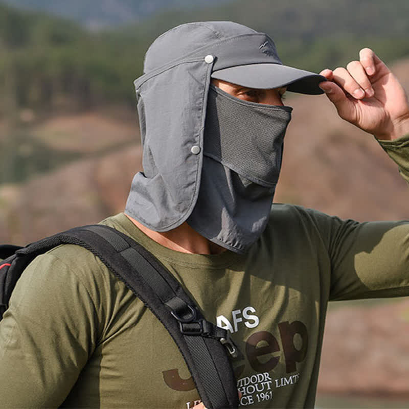 Multi-wear Outdoor Sun Protection Baseball Cap - image 1