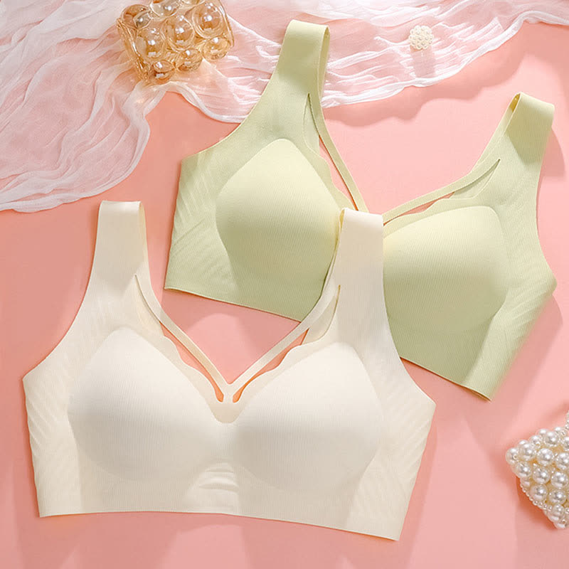 Fashion-Forward Thin Wireless Bra - image 3