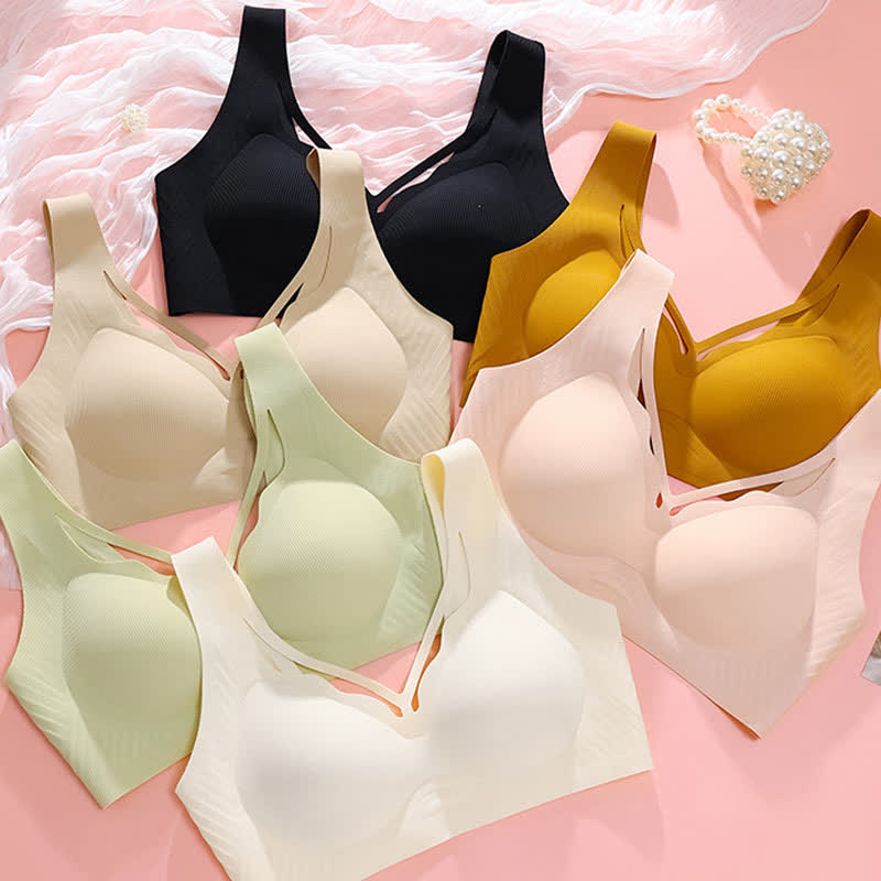 Fashion-Forward Thin Wireless Bra - image 1