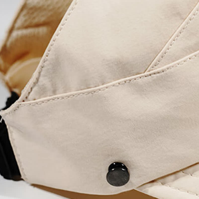 Solid Color Wide Brim Open-Top Hat - image 9
