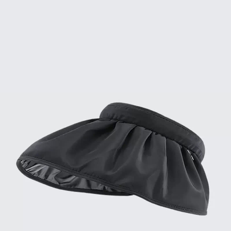 Headband-style Open-top Wide Brim Sun Hat