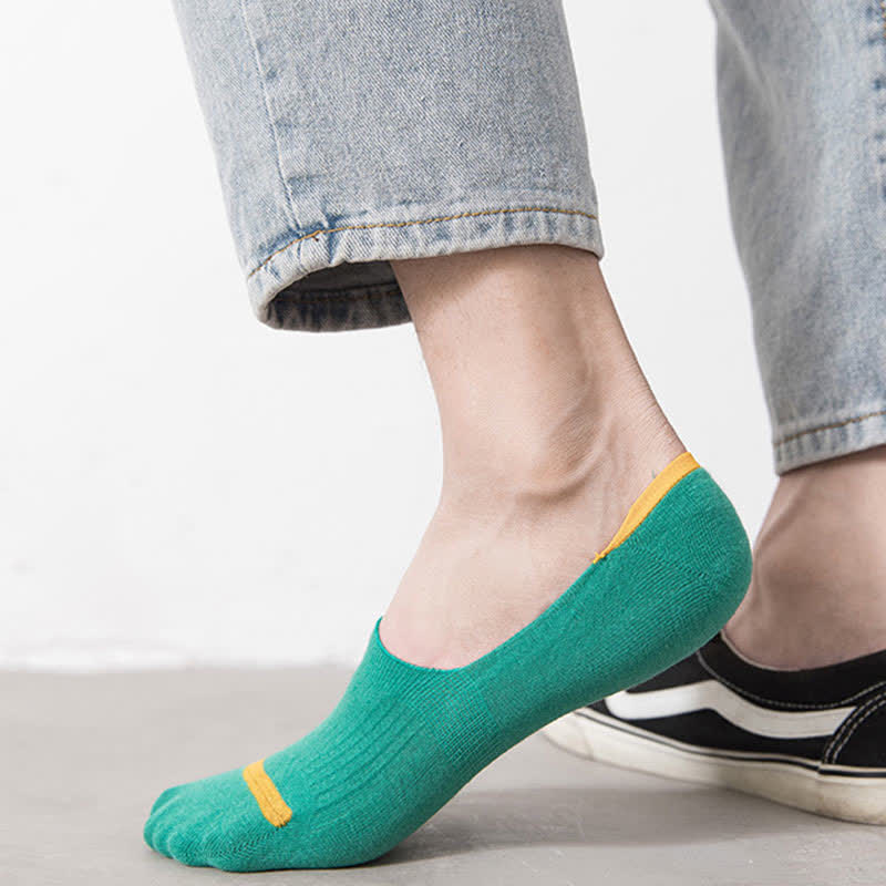 Cotton No-Show Socks with Heel Grips(10 Pairs)