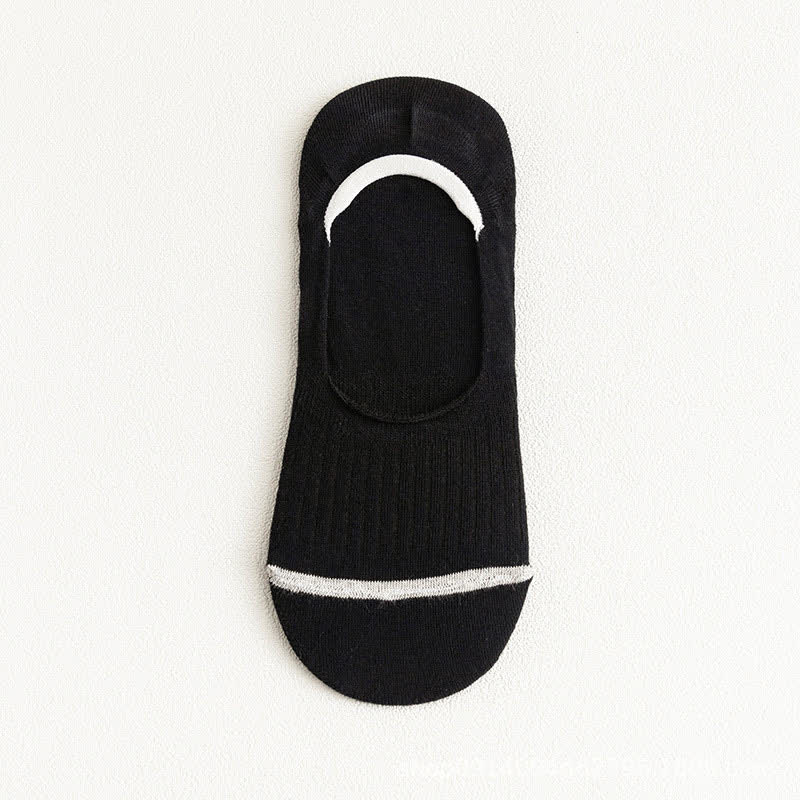Cotton No-Show Socks with Heel Grips(10 Pairs)