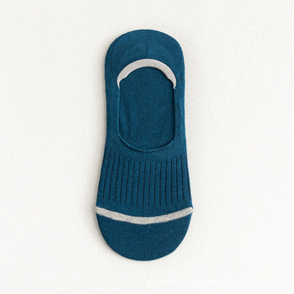 Cotton No-Show Socks with Heel Grips(10 Pairs)
