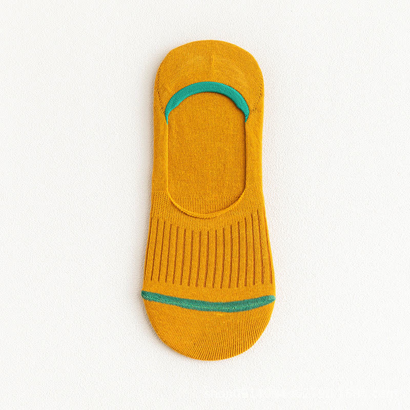Cotton No-Show Socks with Heel Grips(10 Pairs)