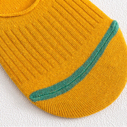 Cotton No-Show Socks with Heel Grips(10 Pairs)