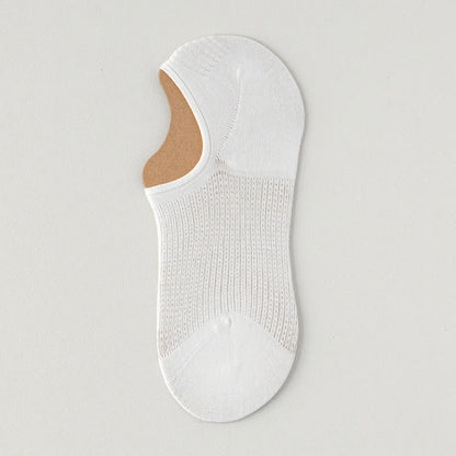 Lightweight Cotton Breathable No-Show Socks(7 Pairs) - White - EU39-45(U6-11) - image 10