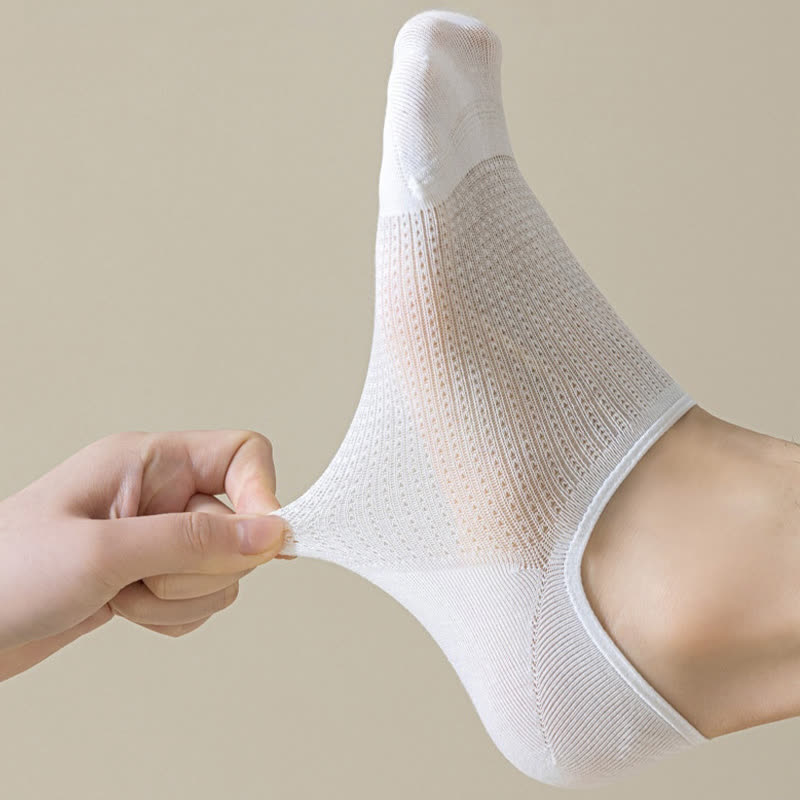 Lightweight Cotton Breathable No-Show Socks(7 Pairs) - image 7