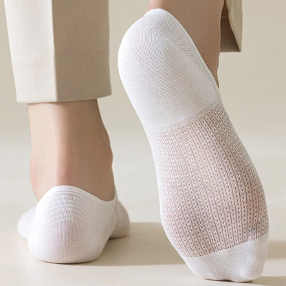 Lightweight Cotton Breathable No-Show Socks(7 Pairs) - image 6