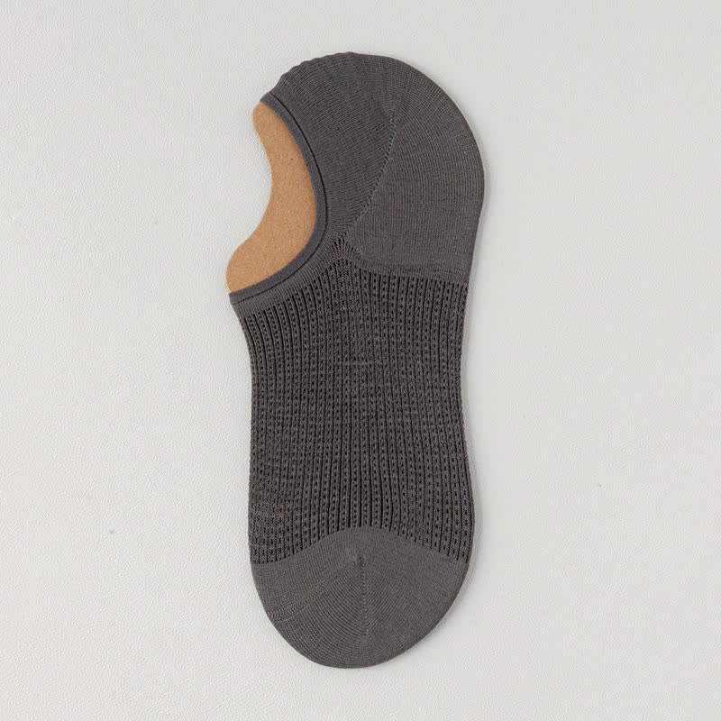 Lightweight Cotton Breathable No-Show Socks(7 Pairs) - Dark Grey - EU39-45(U6-11) - image 16