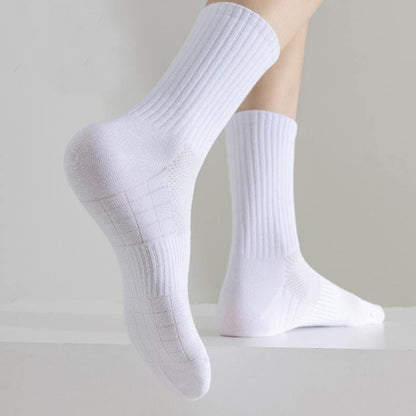 Solid Color Breathable Sports Socks(6 Pairs) - image 8