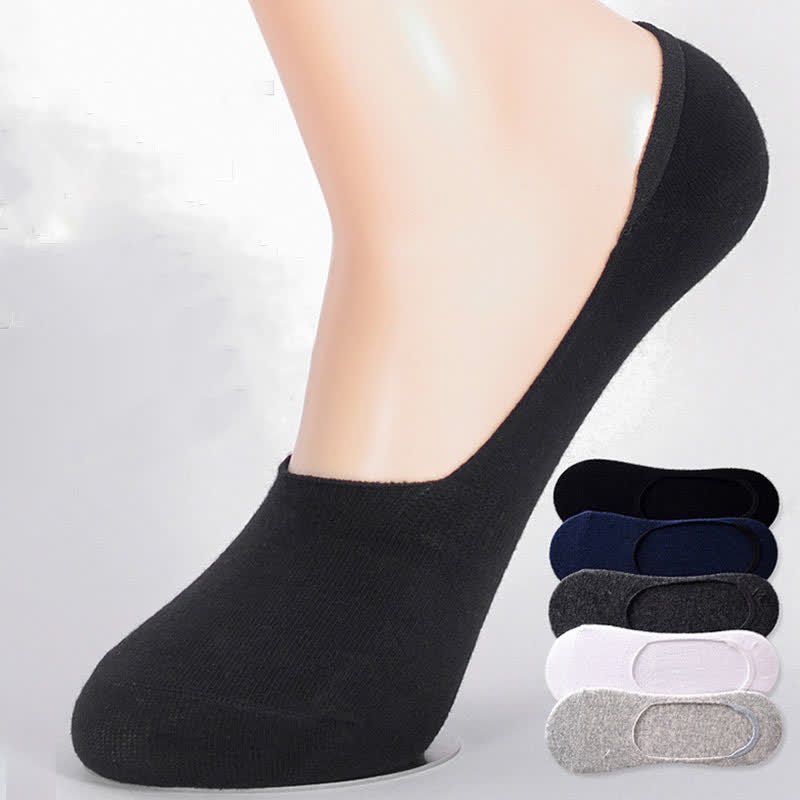 Cotton Invisible Socks(5 Pairs) - image 1