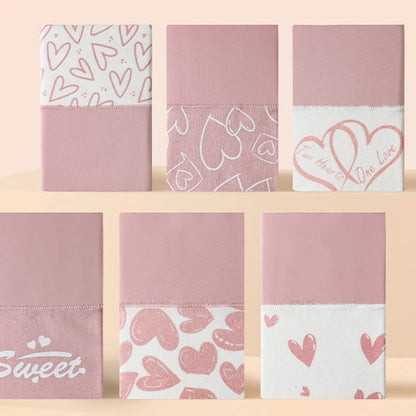Love Print High Waist Cotton Brief(3 Packs) - image 3