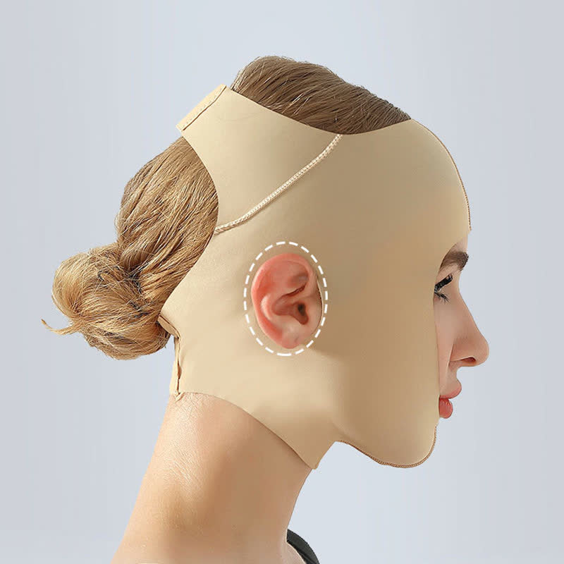 Post Surgery Chin Support Facial Compression Headgear - image 2