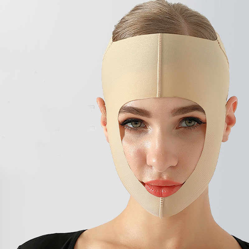 Post Surgery Chin Support Facial Compression Headgear - image 1