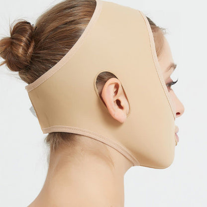 Post Surgery Elastic Facial Lifting Compression Headgear
