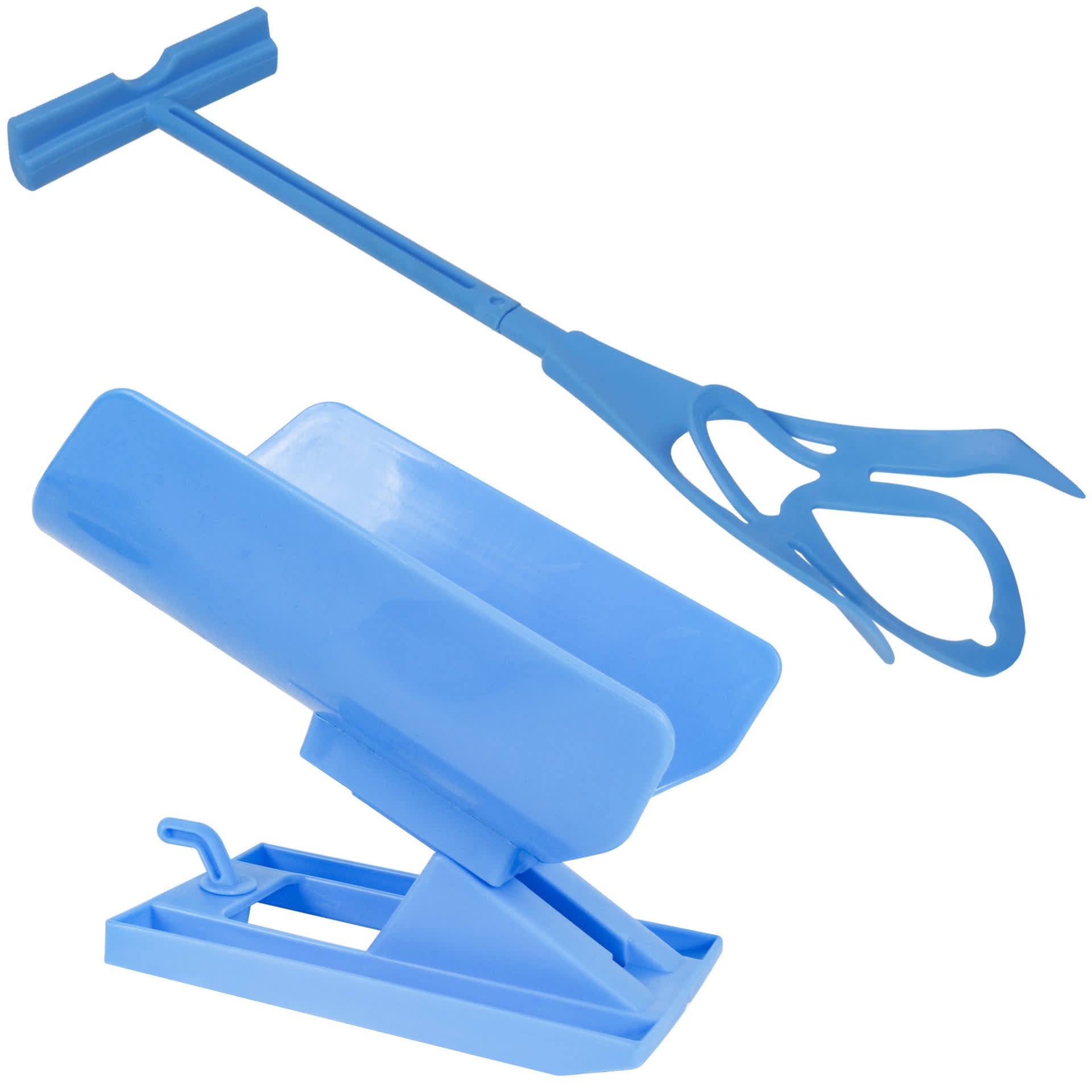 Long-Handled Sock Aid - Blue - image 0