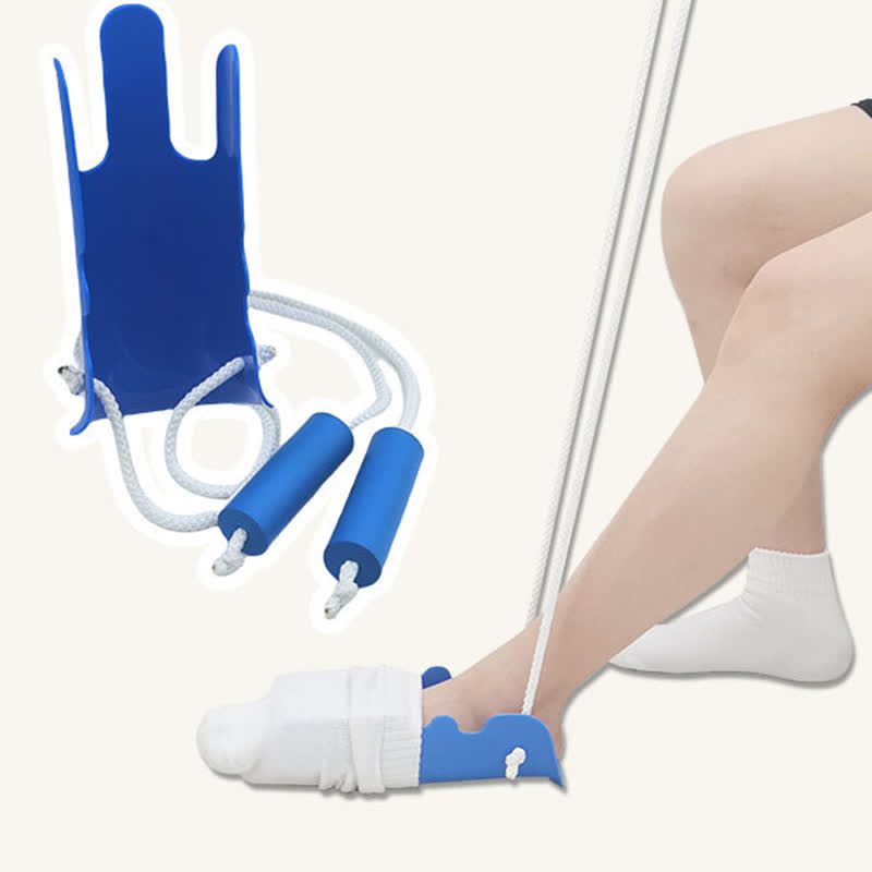 No-Bend Sock Assist Device - Blue - image 0
