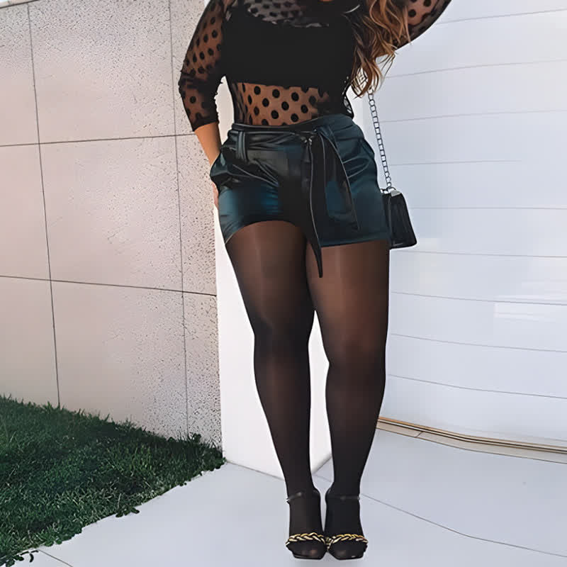 Shiny Sheer Pantyhose(3 Pairs) - image 3