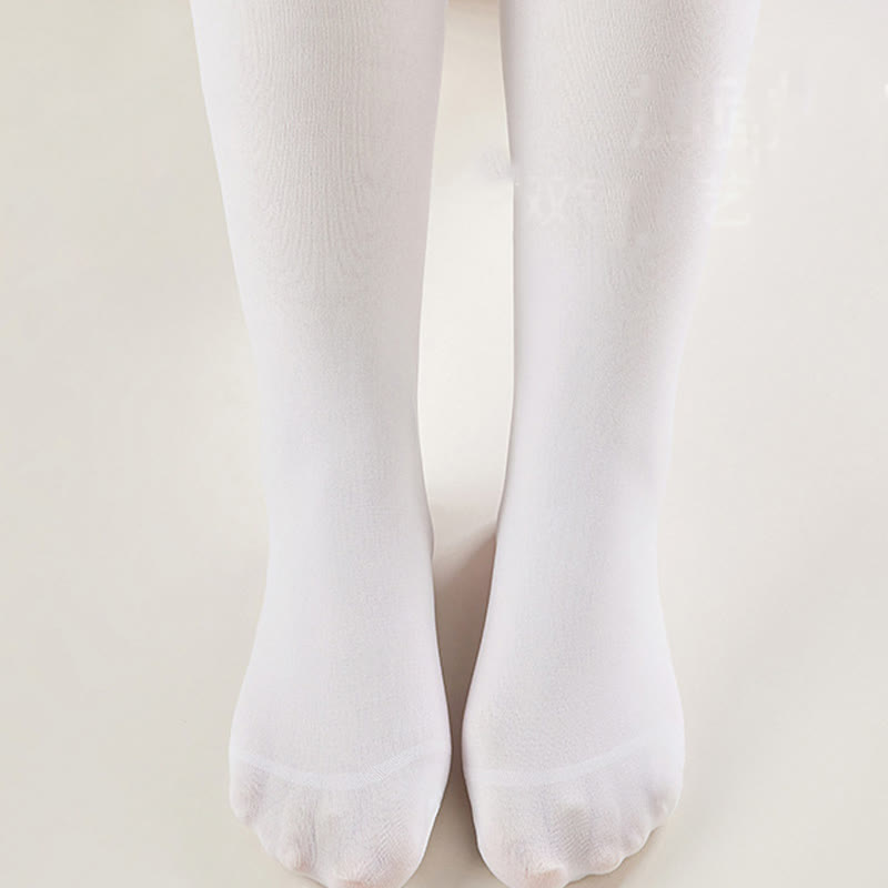 White Footed Dance Tights(2 Pairs) - image 5
