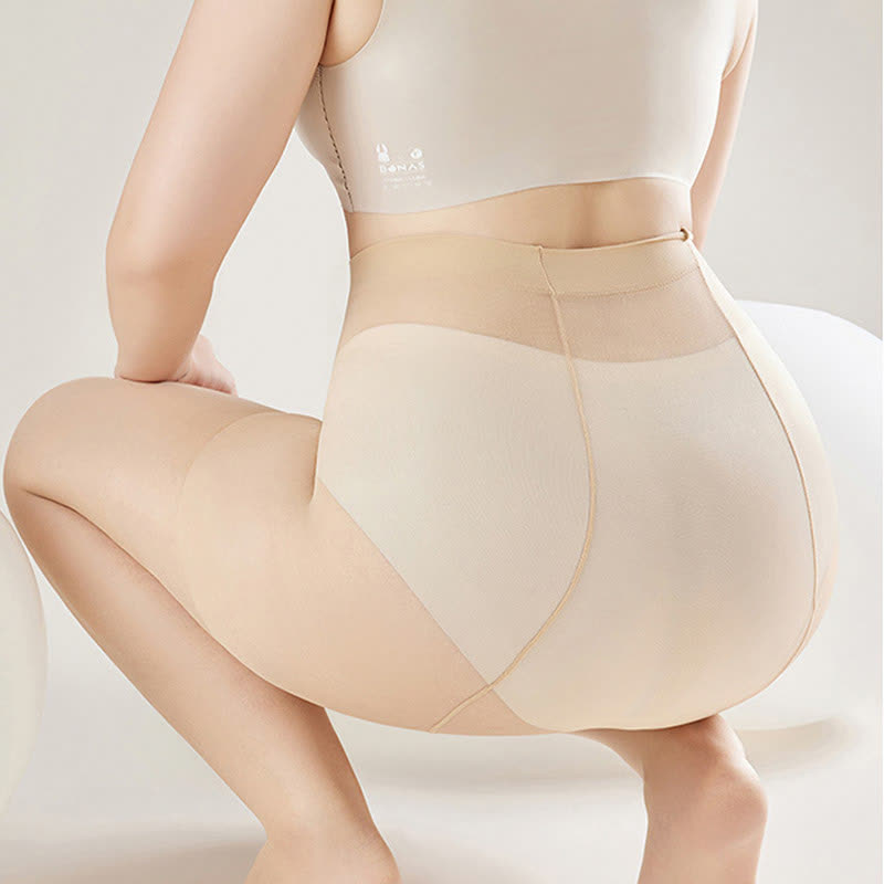 Ultra-thin High Waist Anti-snagging Sheer Pantyhose(2 Pairs) - image 7