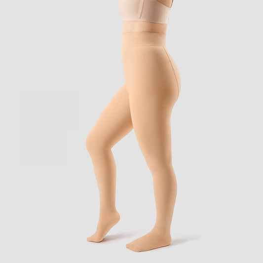 Plus Size Compression Pantyhose(3 Pairs) - Nude - Plus Size - 1800D - image 0