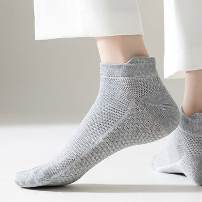 Thin Mesh Breathable Cotton Ankle Socks(6 Pairs) - image 8