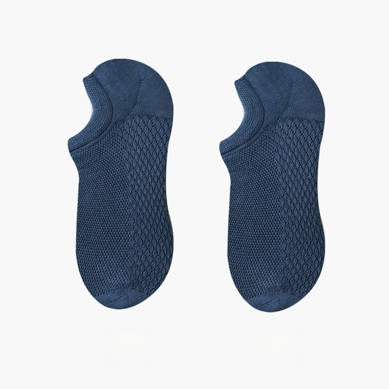 Breathable Mesh Ultra-Thin No Show Socks(8 Pairs) - Blue - EU42-48(US8.5-13) - image 14