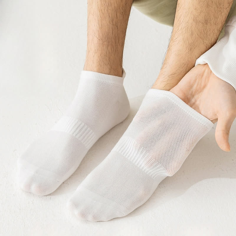 Thin Breathable Cotton No Show Socks(8 Pairs) - image 8
