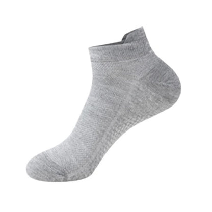 Thin Mesh Breathable Cotton Ankle Socks(6 Pairs) - Grey - EU36-41(US3-8) - image 9
