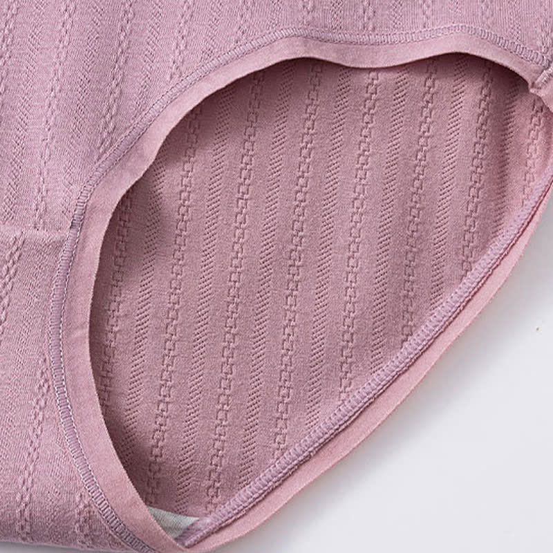 Pure Cotton High Waist Solid Color Comfy Panty(3 Packs) - image 9