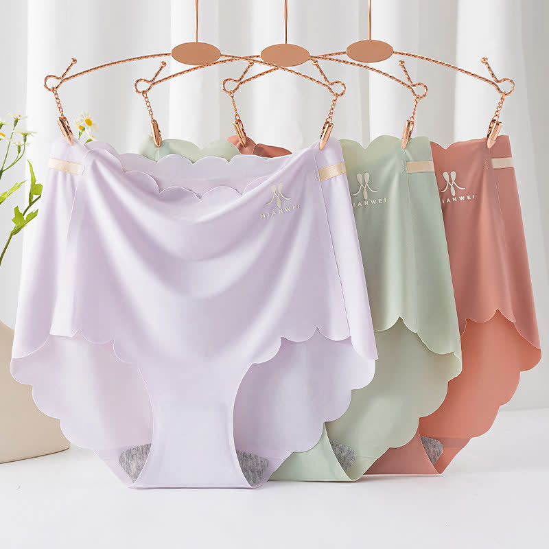 High Waist Seamless Ice Silk Panty(3 Packs) - image 0
