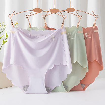 High Waist Seamless Ice Silk Panty(3 Packs) - image 0