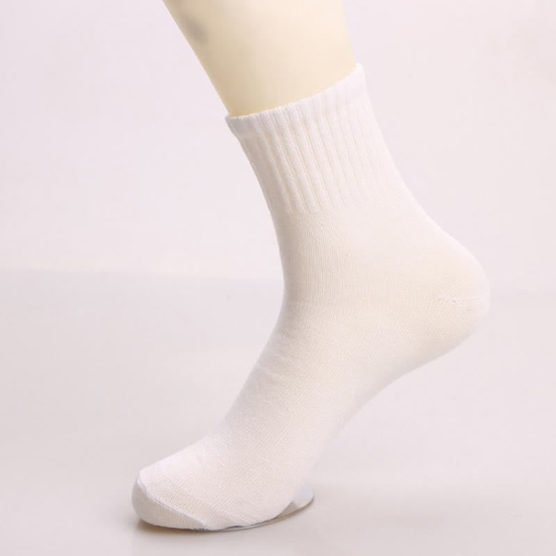 Solid Color Disposable Travel Daily Socks(15 Pairs)