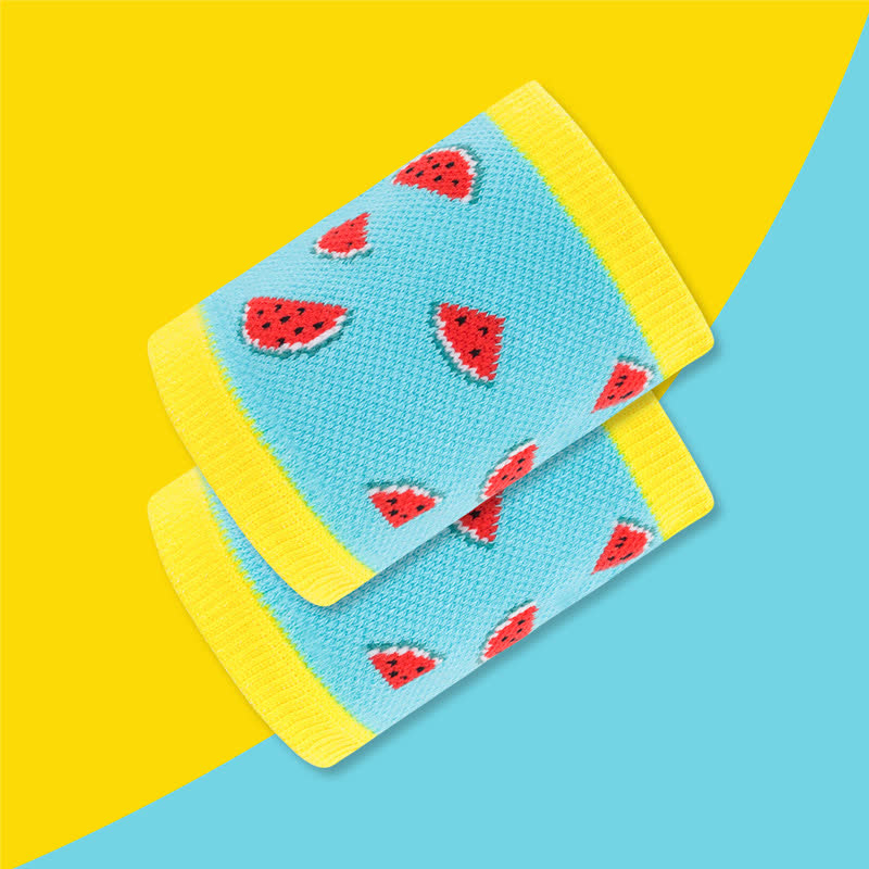 Fun Watermelon Pattern Wrist Sleeves(2 Pairs) - D - image 11