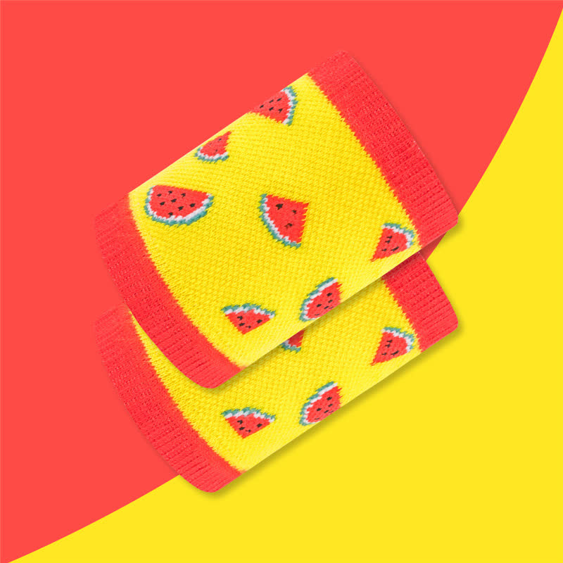Fun Watermelon Pattern Wrist Sleeves(2 Pairs) - F - image 13