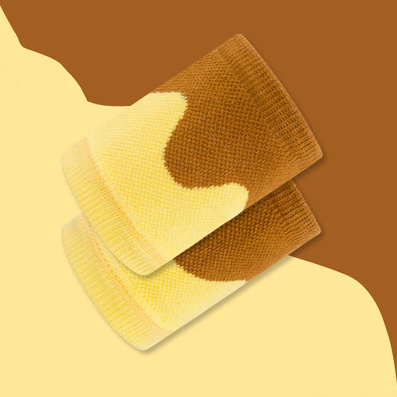 Wave Color Block Wrist Sleeves(2 Pairs)