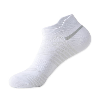 Stripe Breathable Sports Compression Socks(6 Pairs) - White - EU39-44(US6-10) - image 14