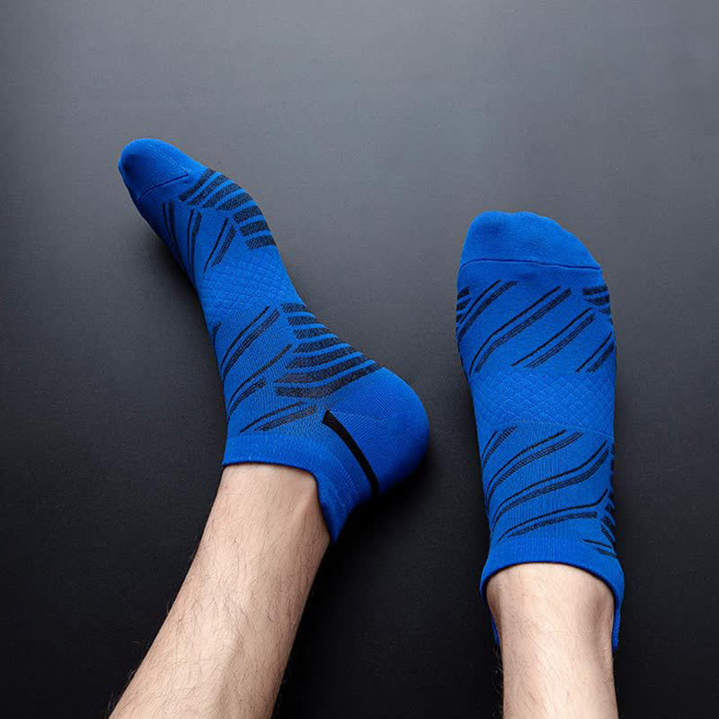 Stripe Breathable Sports Compression Socks(6 Pairs) - image 5