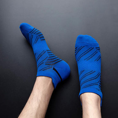 Stripe Breathable Sports Compression Socks(6 Pairs) - image 5