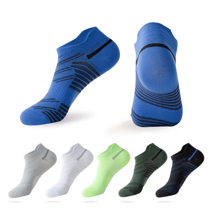 Stripe Breathable Sports Compression Socks(6 Pairs) - image 1