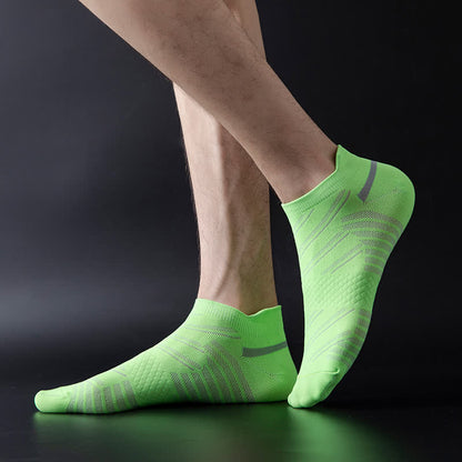 Stripe Breathable Sports Compression Socks(6 Pairs) - image 7