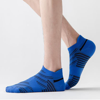 Stripe Breathable Sports Compression Socks(6 Pairs) - image 4