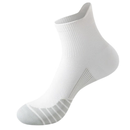Breathable Quick Dry Compression Sports Socks(5 Pairs) - White - EU39-44(US6-10) - image 10