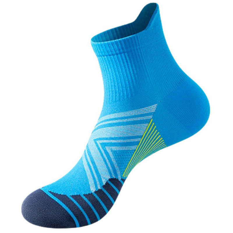 Breathable Quick Dry Compression Sports Socks(5 Pairs) - Blue - EU39-44(US6-10) - image 5