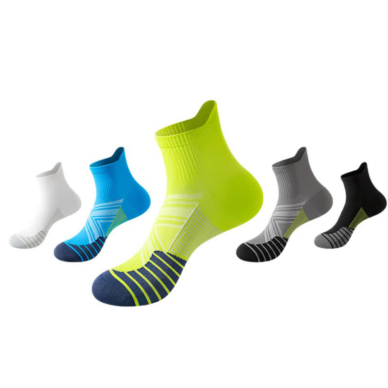 Breathable Quick Dry Compression Sports Socks(5 Pairs) - Multicolor - EU39-44(US6-10) - image 2